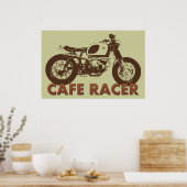 Cafe Racer Vintag Poster (Küche)