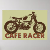 Cafe Racer Vintag Poster (Vorne)