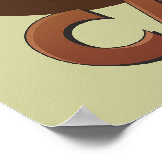 Cafe Racer Vintag Poster (Ecke)