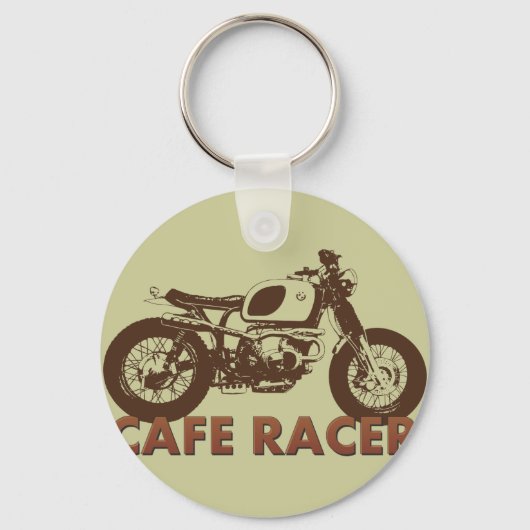 Cafe Racer Vintag Schlüsselanhänger (Vorderseite)