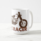 Cafe Racer Vintage Kaffeetasse (VorderseiteRechts)