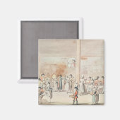 Cafe Ramponneau Magnet (Vorderseite/Rückseite)