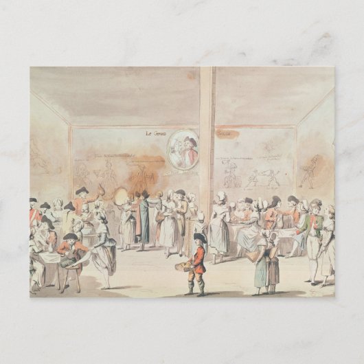 Cafe Ramponneau Postkarte (Vorderseite)