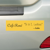 Café René Autoaufkleber (Auf Auto)