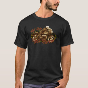 Café-Rennläufer-flach Zwilling T-Shirt