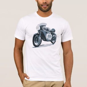 Café-Rennläufer-Klassiker-Motorrad T-Shirt