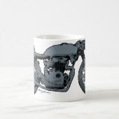 Café-Rennläufer-klassisches Grau Kaffeetasse (Mittel)