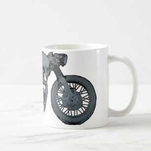 Café-Rennläufer-klassisches Grau Kaffeetasse