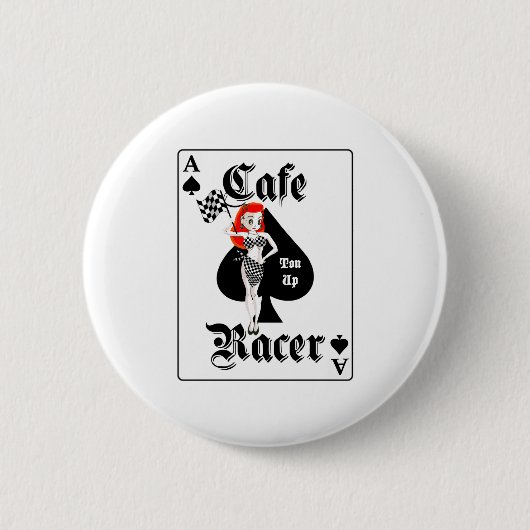 Café-Rennläufer-Tonne herauf Redhead Button (Vorderseite)