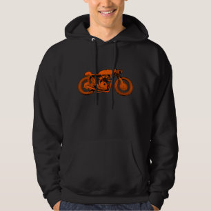 Café-RennläuferHoodie - Rot/Orange Hoodie