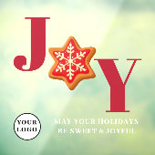 Café Restaurant Bäckerei Rotes JOY Fenster Klammer Fensteraufkleber (Blatt 3)