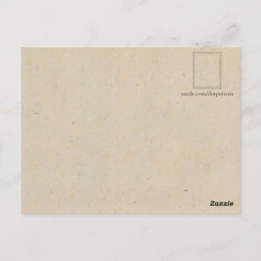 Café/Restaurant - Dunkelrost Postkarte (Rückseite)