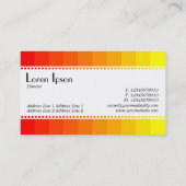 Café Retro (skallopiert) - Farbübergang Visitenkarte (Rückseite)