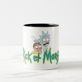 Café Rick and Morty Zweifarbige Tasse