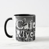 Café R'lyeh Getränk tief eine Schlamm-Tasse Tasse (Links)
