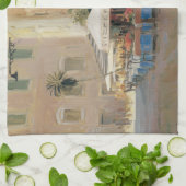 Café Rom Geschirrtuch (Gefaltet)