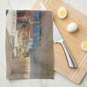 Café Rom Geschirrtuch (Viertel Falte)