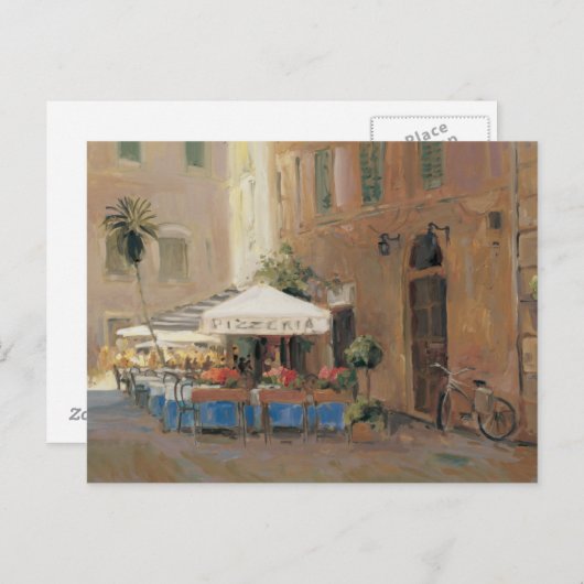 Café Roma Postkarte (Vorne/Hinten)