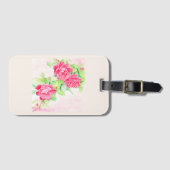 Café-Rose Gepäckanhänger (Vorderseite (Horizontal))