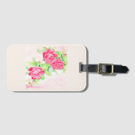 Café-Rose Gepäckanhänger