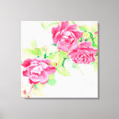 Café-Rose Leinwanddruck (Vorderseite)