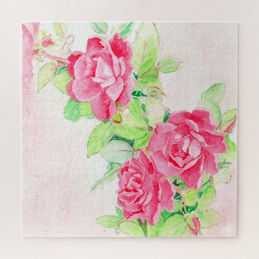 Café-Rose Puzzle (Horizontal)