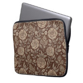 Café Rose Wild florales Muster Laptopschutzhülle (Vorderseite Links)