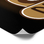 Café Shop Coffee Cup Custom Marketing Poster (Ecke)