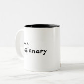 Café-Sitzung Zweifarbige Tasse (Vorderseite Links)