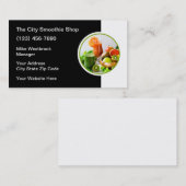 Café Smoothie Visitenkarte (Vorne/Hinten)