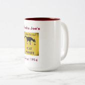 Café-Spaß #3: Kaffee-Tasse Zweifarbige Tasse (VorderseiteRechts)