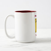 Café-Spaß #3: Kaffee-Tasse Zweifarbige Tasse (Links)