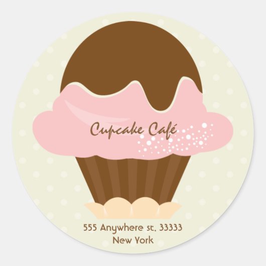 Cafe Sticker (Vorderseite)