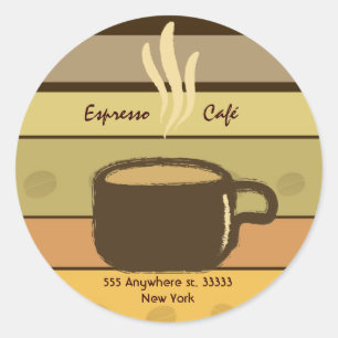 Cafe Sticker