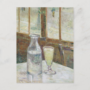 Café-Tabelle mit Wermut durch Vincent van Gogh Postkarte
