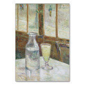 Café Table mit Absinthe von Vincent Van Gogh Tischnummer (Rückseite)