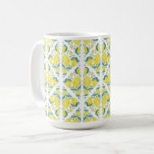 Café-Tasse Lemons Mediterranes Restaurant Kaffeetasse (Vorderseite Links)
