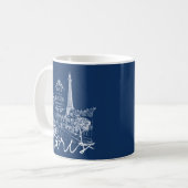 Café-Tasse Paris Kaffeetasse (Vorderseite Links)