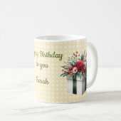 Café Taza de cumpleaños Kaffeetasse (VorderseiteRechts)