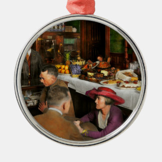 Cafe - Temptationen 1915 Silbernes Ornament