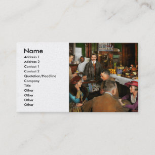 Cafe - Temptationen 1915 Visitenkarte