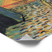 Cafe Terrace an Night 1888 von Vincent van Gogh Poster (Ecke)