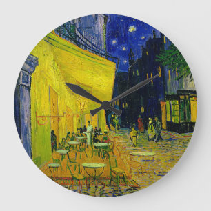 Cafe Terrace Arles, Place du Forum, 1888 Große Wanduhr