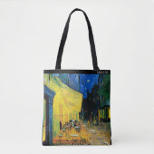 Café Terrace at Night by Van Gogh – Custom Text Tasche (Vorderseite)