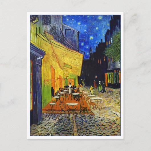 Café Terrace at Night by Van Gogh Postkarte (Vorderseite)