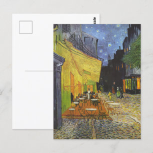 Café Terrace at Night by Van Gogh Postkarte