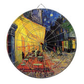 Café Terrace at Night by Vincent van Gogh Dartscheibe (vorne)