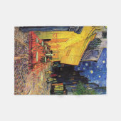 Café Terrace at Night by Vincent van Gogh Fleecedecke (Vorderseite (Horizontal))