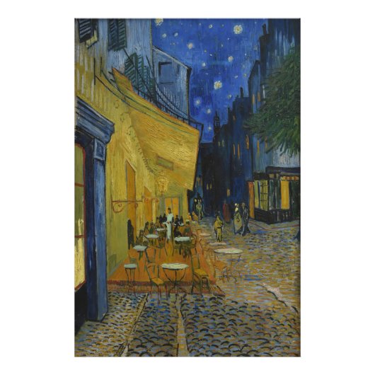 Café Terrace at Night by Vincent van Gogh Fotodruck (Vorne)