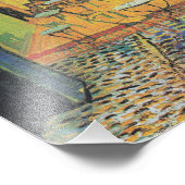 Café Terrace at Night by Vincent van Gogh Fotodruck (Ecke)